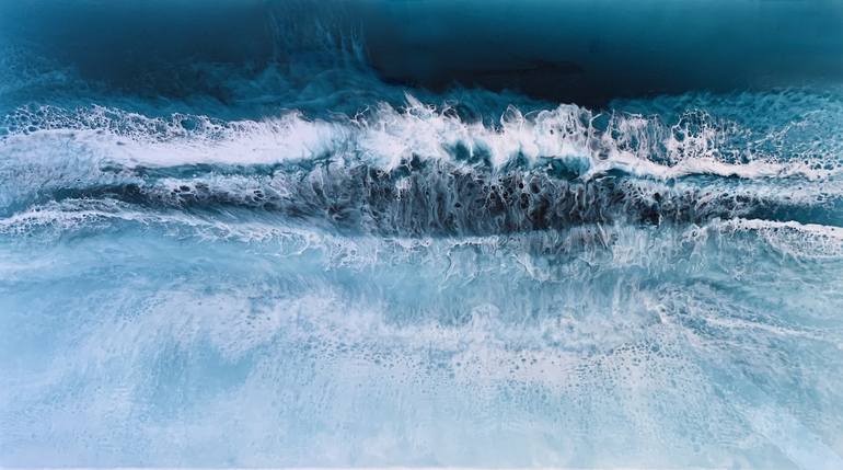 Original Seascape Painting by Martine Vanderspuy