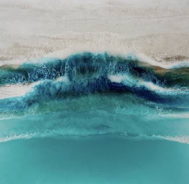 Original Conceptual Seascape Printmaking by Martine Vanderspuy