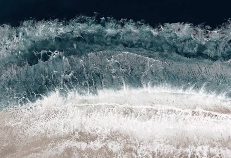 Original Modernism Seascape Printmaking by Martine Vanderspuy