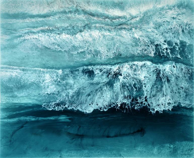 Original Seascape Painting by Martine Vanderspuy