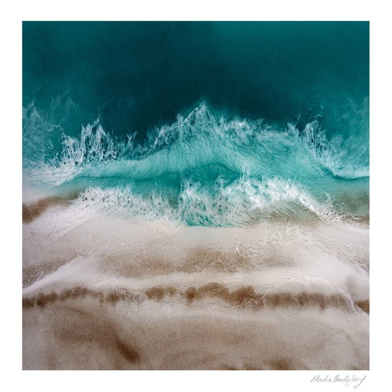 Original Modern Seascape Printmaking by Martine Vanderspuy