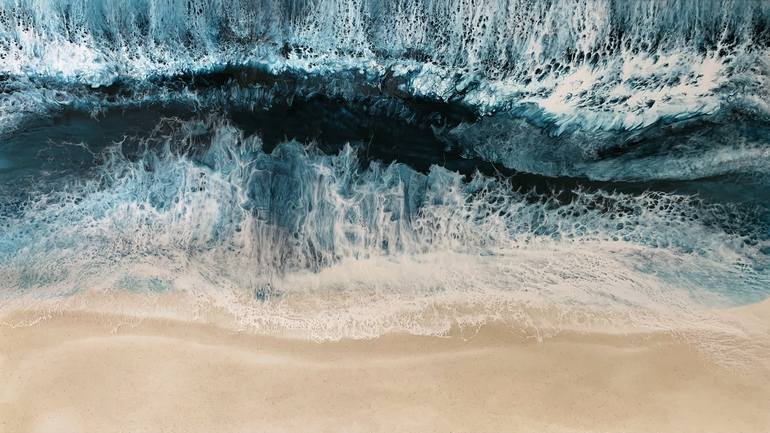 Original Seascape Painting by Martine Vanderspuy