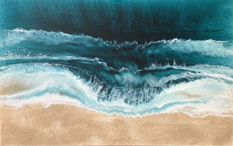 Original Realism Seascape Painting by Martine Vanderspuy