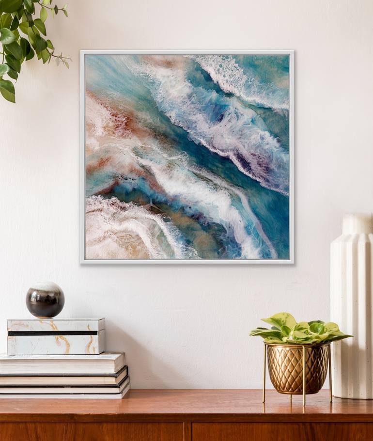 Original Realism Seascape Printmaking by Martine Vanderspuy