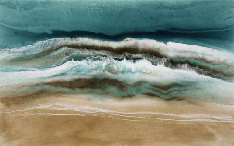 Original Realism Seascape Painting by Martine Vanderspuy