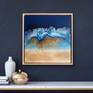 I loved creating this one. The sand in the original painting from Whalebeach Sydney.