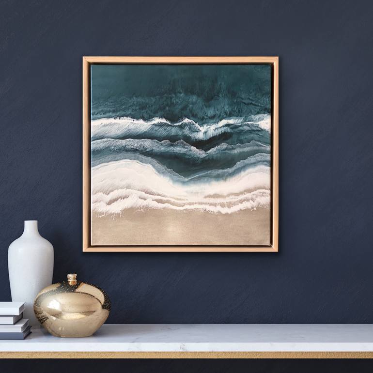 Original Seascape Printmaking by Martine Vanderspuy