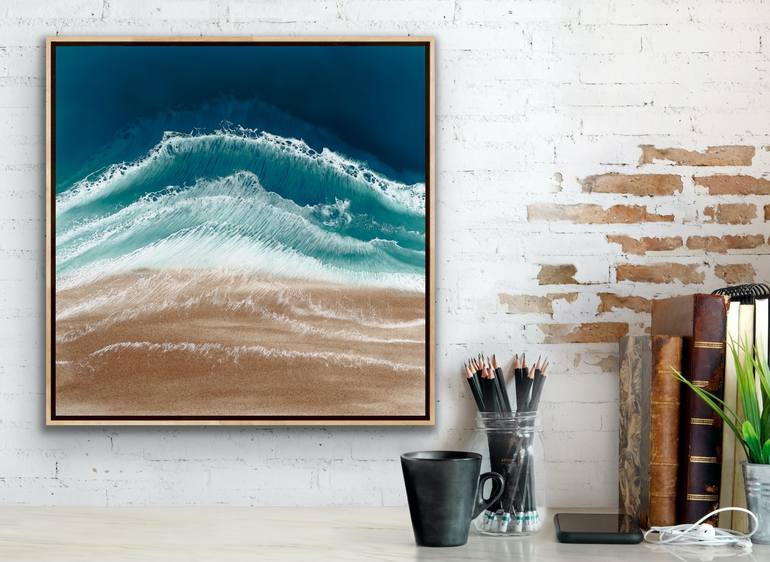 Original Realism Seascape Printmaking by Martine Vanderspuy