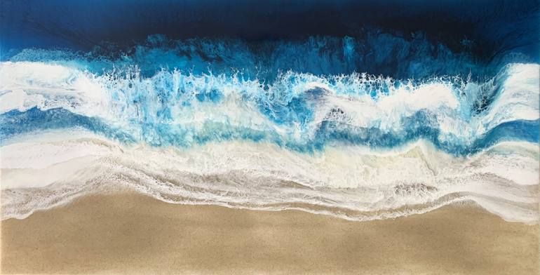 Original Realism Seascape Painting by Martine Vanderspuy