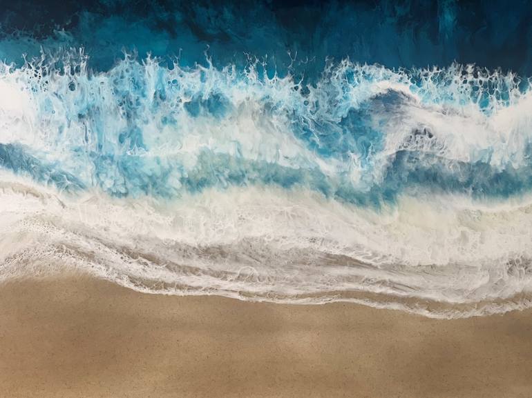 Original Realism Seascape Painting by Martine Vanderspuy