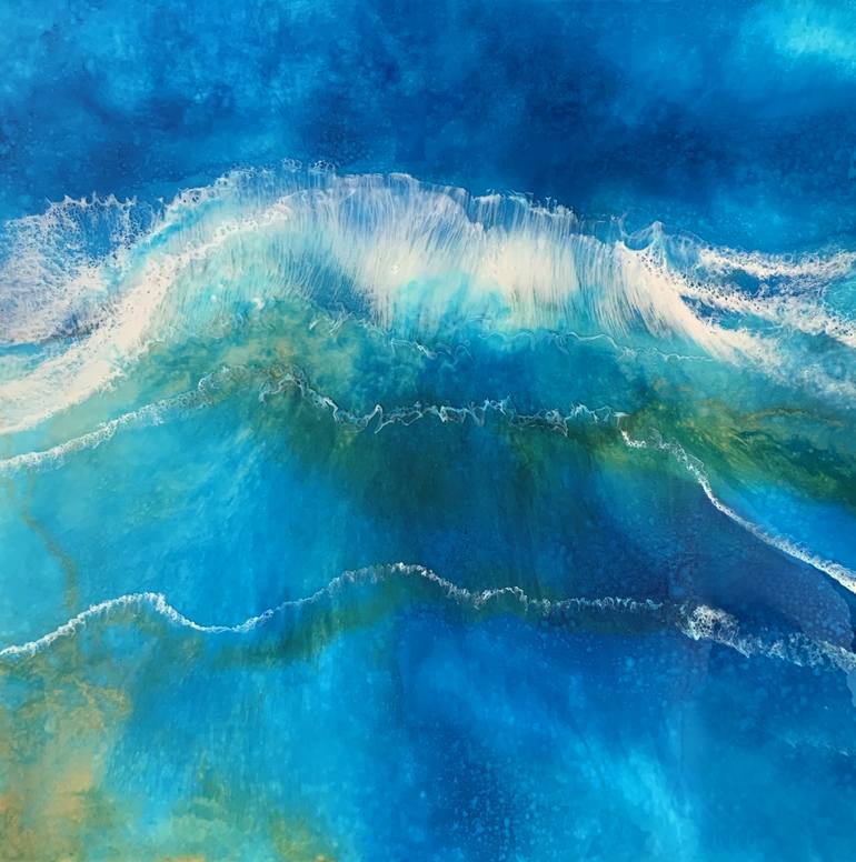 Original Seascape Painting by Martine Vanderspuy