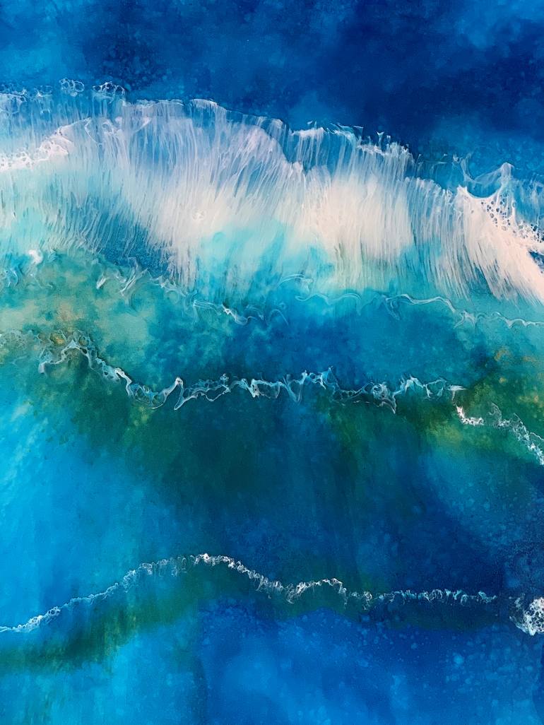 Original Seascape Painting by Martine Vanderspuy