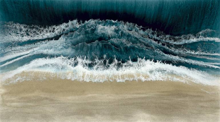 Original Seascape Painting by Martine Vanderspuy