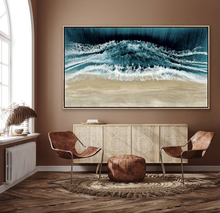 Original Seascape Painting by Martine Vanderspuy