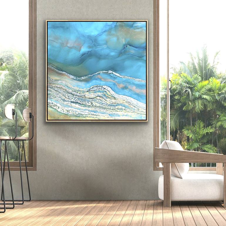 Original Realism Seascape Painting by Martine Vanderspuy