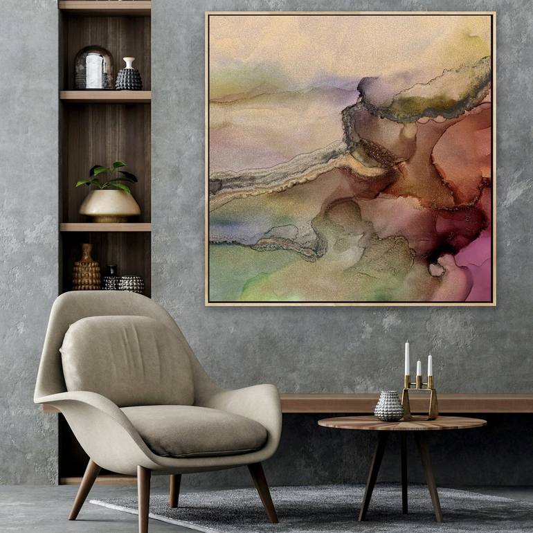 Original Modern Seascape Painting by Martine Vanderspuy