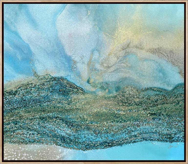 Original Seascape Painting by Martine Vanderspuy