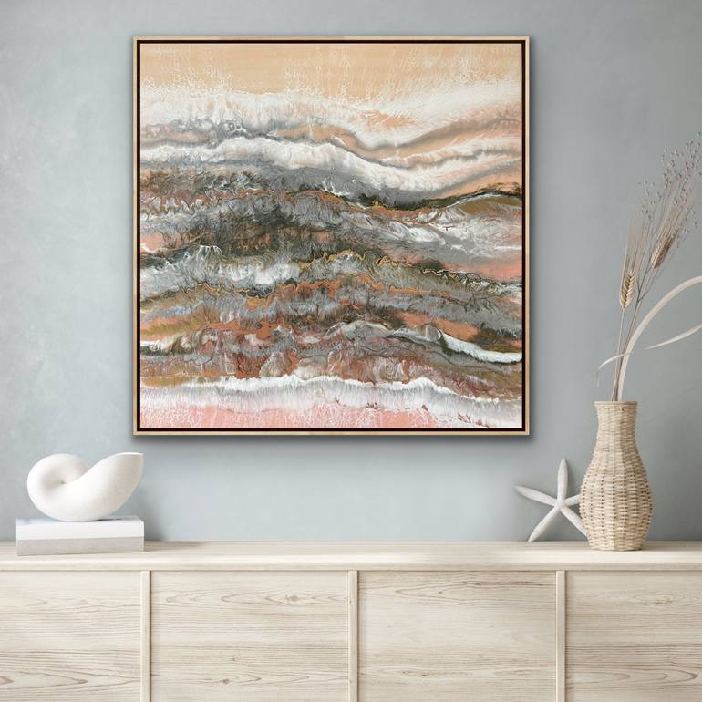 Original Modern Seascape Painting by Martine Vanderspuy