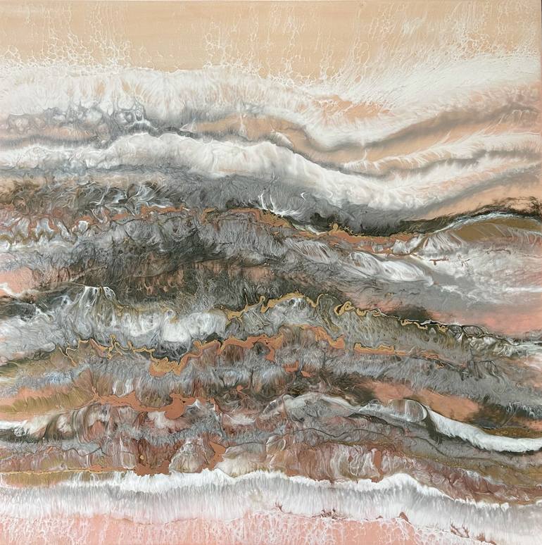 Original Modern Seascape Painting by Martine Vanderspuy