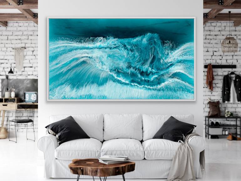 Original Realism Seascape Painting by Martine Vanderspuy