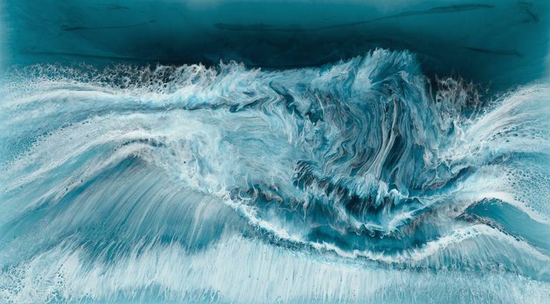 Original Realism Seascape Painting by Martine Vanderspuy