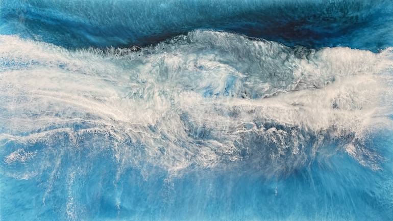 Original Realism Seascape Painting by Martine Vanderspuy