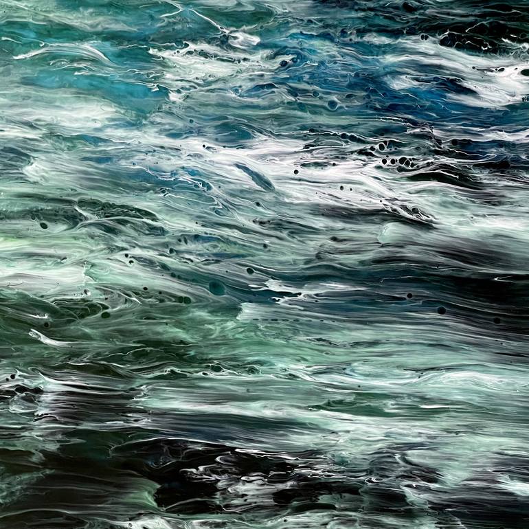 Original Seascape Painting by Martine Vanderspuy