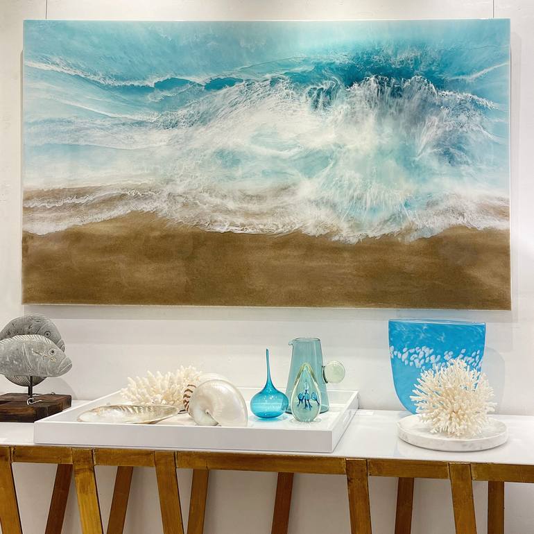 Original Seascape Painting by Martine Vanderspuy