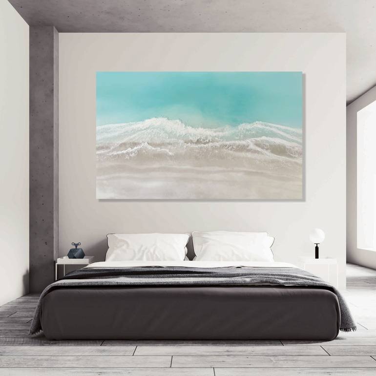 Original Photorealism Seascape Painting by Martine Vanderspuy