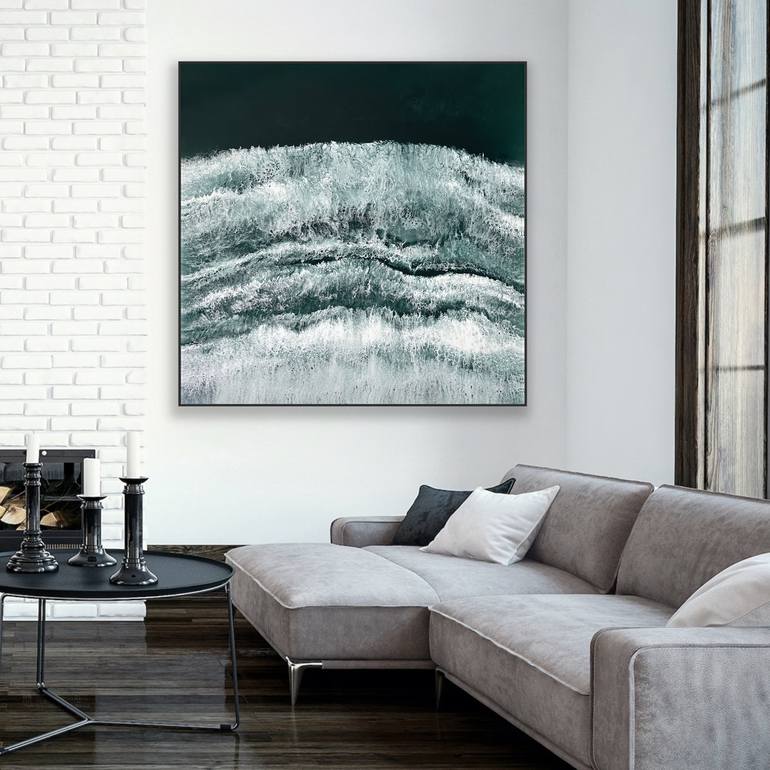 Original Photorealism Seascape Painting by Martine Vanderspuy