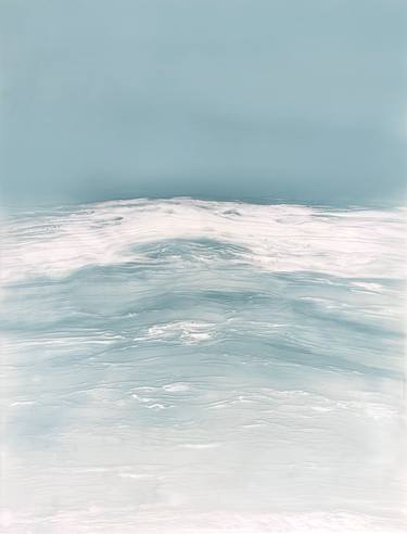 Original Abstract Seascape Paintings by Martine Vanderspuy