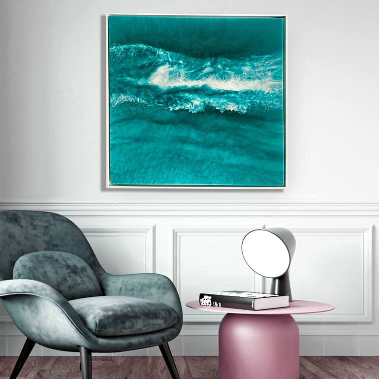 Original Seascape Painting by Martine Vanderspuy