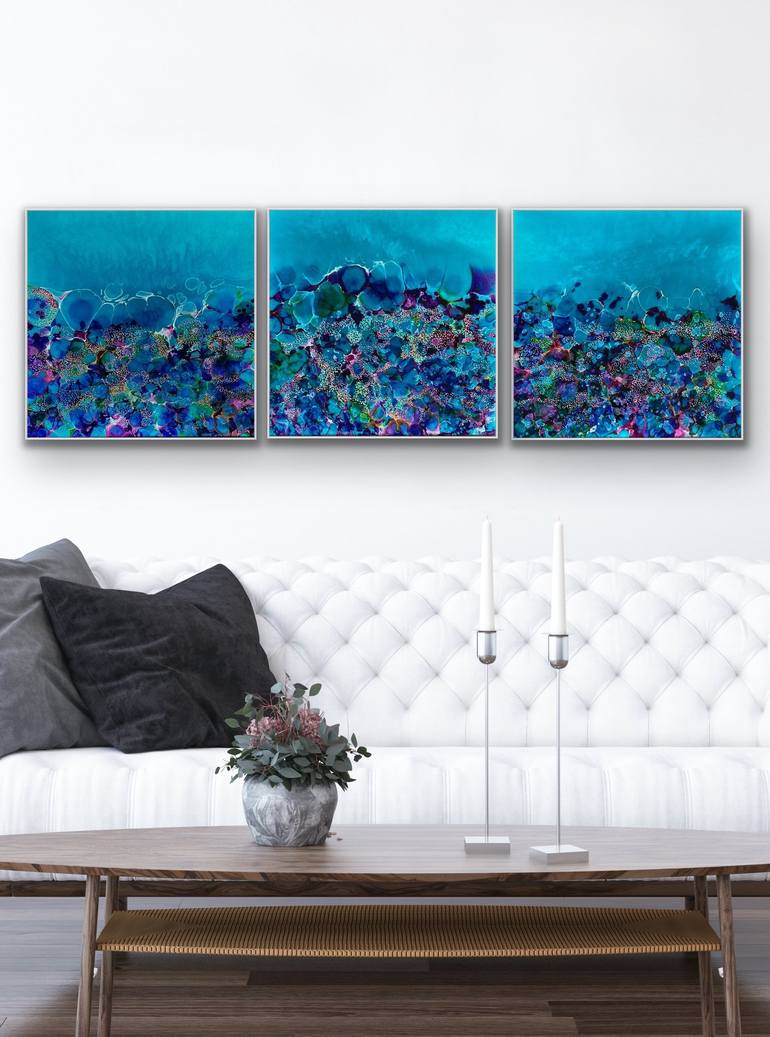 Original Photorealism Seascape Painting by Martine Vanderspuy