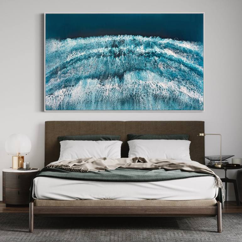 Original Photorealism Seascape Painting by Martine Vanderspuy