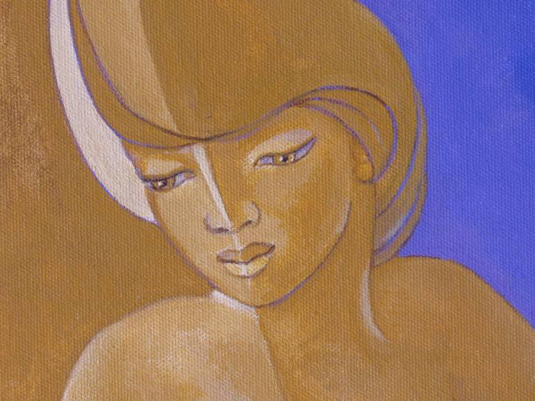 Original Figurative Women Painting by Rocío Sánchez
