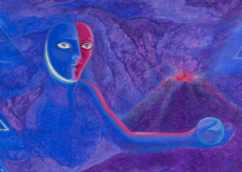 Original Figurative Nature Painting by Rocío Sánchez
