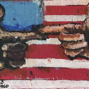 my hand is your hand (black live matters, white live matters)