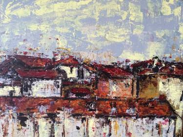 Original Expressionism Cities Paintings by Gianluca Dal Bianco