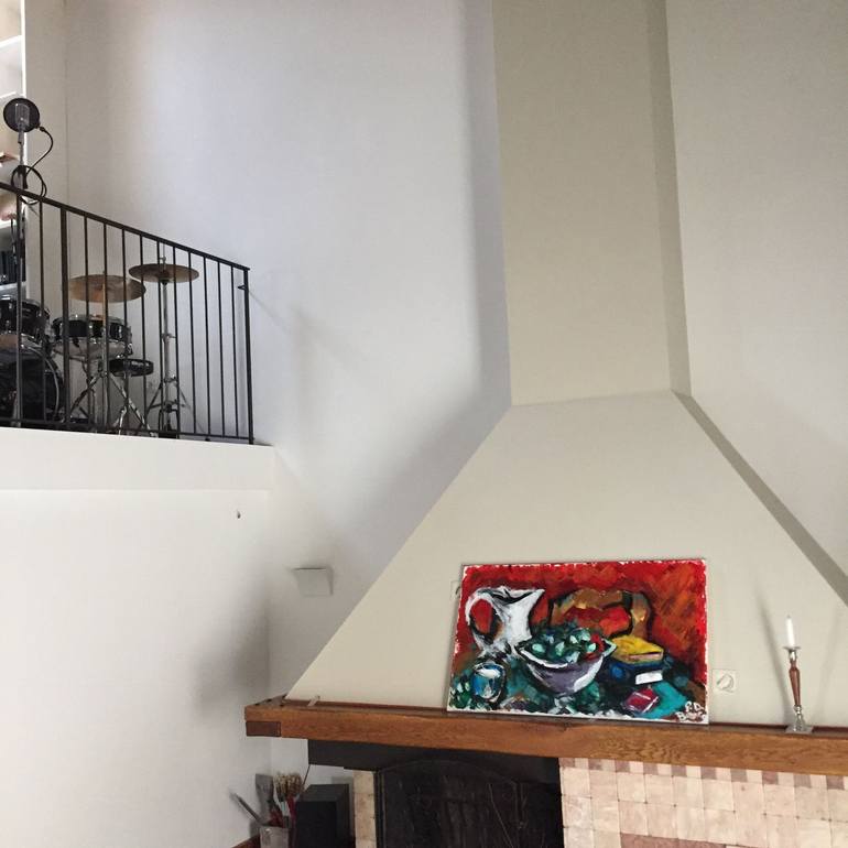 Original Expressionism Still Life Painting by Gianluca Dal Bianco
