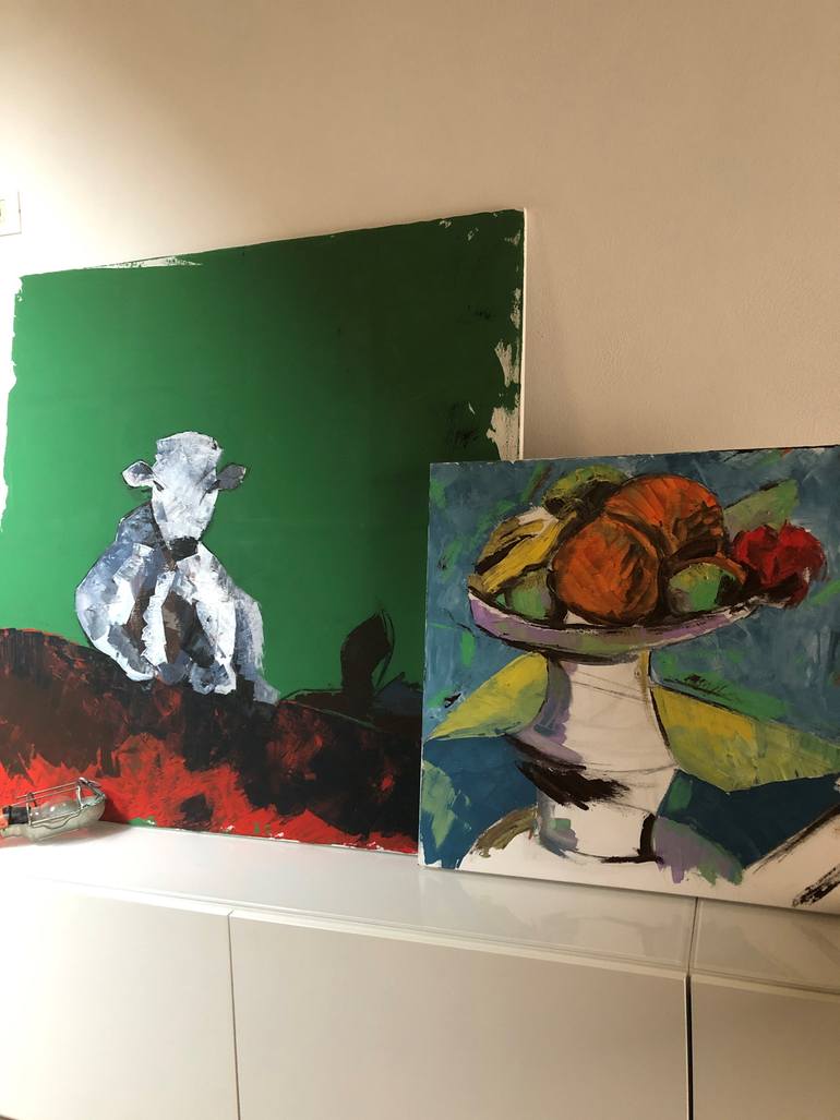 Original Impressionism Animal Painting by Gianluca Dal Bianco