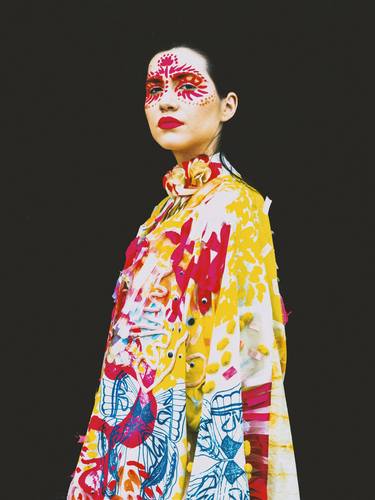 Original Abstract Expressionism Fashion Printmaking by Liana Badalau