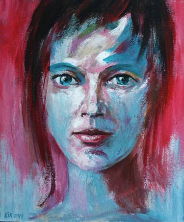 Original Portrait Painting by Cyril Kudelin