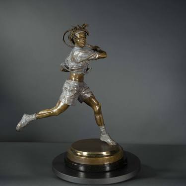 Original Sport Sculpture by Richard Stravitz Bronze Sculptor