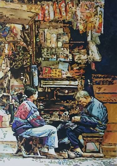 Original Still Life Paintings by Sau Nam CHAN