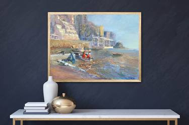 Original Impressionism Seascape Paintings by Veronika Koval