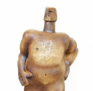 Mythological Giant, Rhitta Gawr - Welsh Giant - Ceramic Sculpture thumb