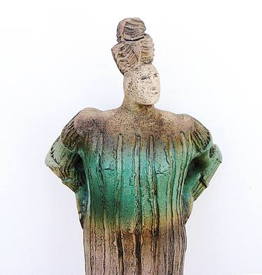 Ceramic Sculpture - Erato, Muse of Love Poetry thumb