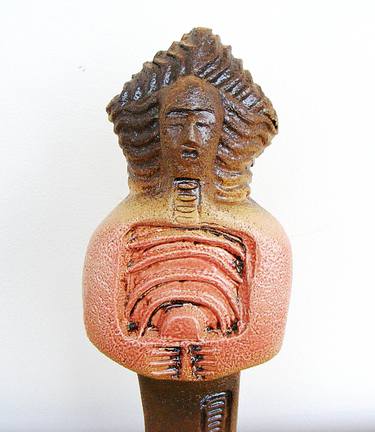 Shabti - Ancient Egyptian Servant to Taharqa - Ceramic Sculpture thumb
