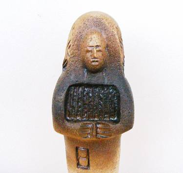Shabti - Ancient Egypt Servant to Amenemhat - Ceramic Sculpture thumb