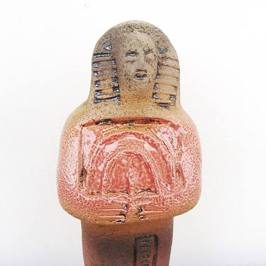 Shabti - Ancient Egyptian Servant to Nefertiti -Ceramic Sculpture thumb
